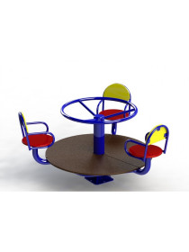  Дитяча карусель Класична 3-х місцева БС-308